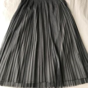Grey tulle skirt